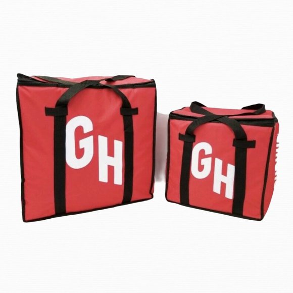 Grubhub Other - 2 GrubHub Insulated Bag Food Delivery Thermal Red